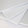 Powder spraying false tin ceiling trim panels for balcony